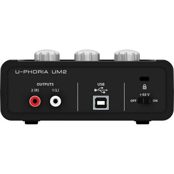 Behringer U-PHORIA UM2 2×2 USB Audio Interface 2