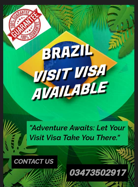 Barzil , Maxico , Colombia , Visit Visa Available 0