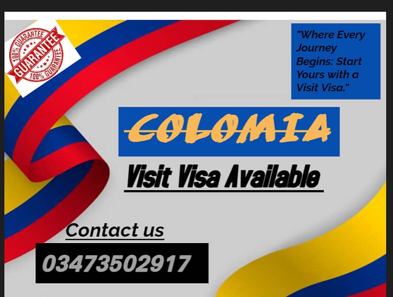 Barzil , Maxico , Colombia , Visit Visa Available 2