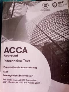 ACCA MA1 study text and kits 0
