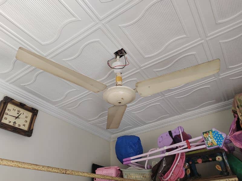 AC ceiling Fan Good Condition Non Repaired 2