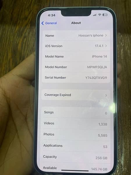 iphone 14 256Gb PTA APPROVED 1