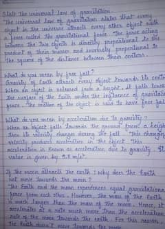 handwriting assignments work