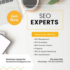 We are hiring SEO Experts