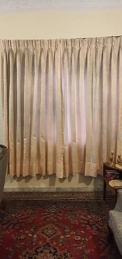 Curtains with lining