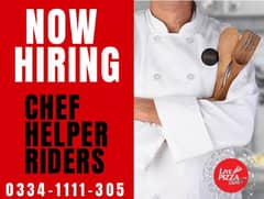 Chef, Helper, Riders 0
