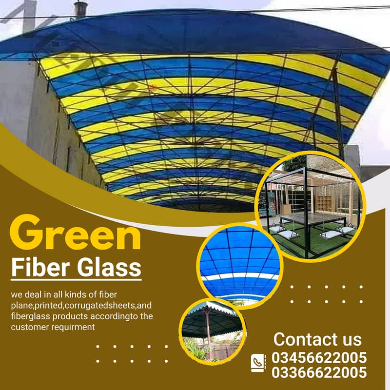 Fiber Glass works / window shade/ sheet shade/ fiber shade 4