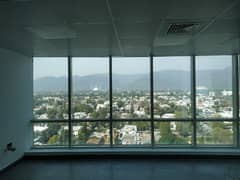 semi furnished margalla hills view office space for rent in Islamabad