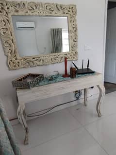 console and mirror