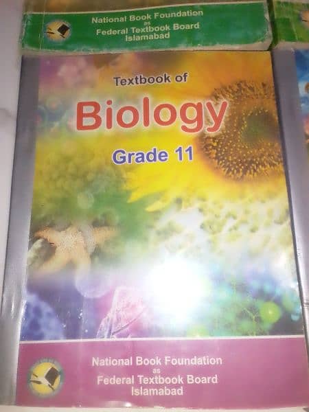 federal board biology and chemistry books XI and XII 1
