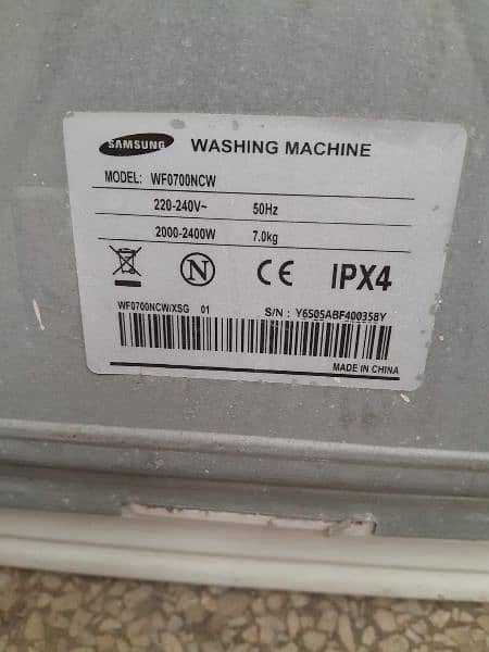 Samsung full auto washing machine 2
