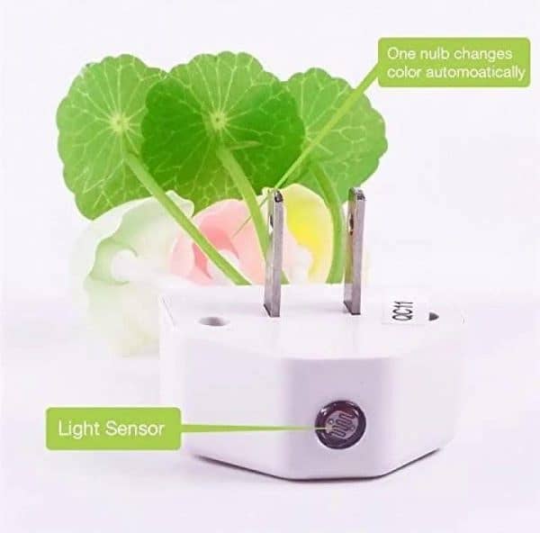 Mushroom Night Light Dusk To Dawn Sensor Led Night Lights Flower Lamp 5