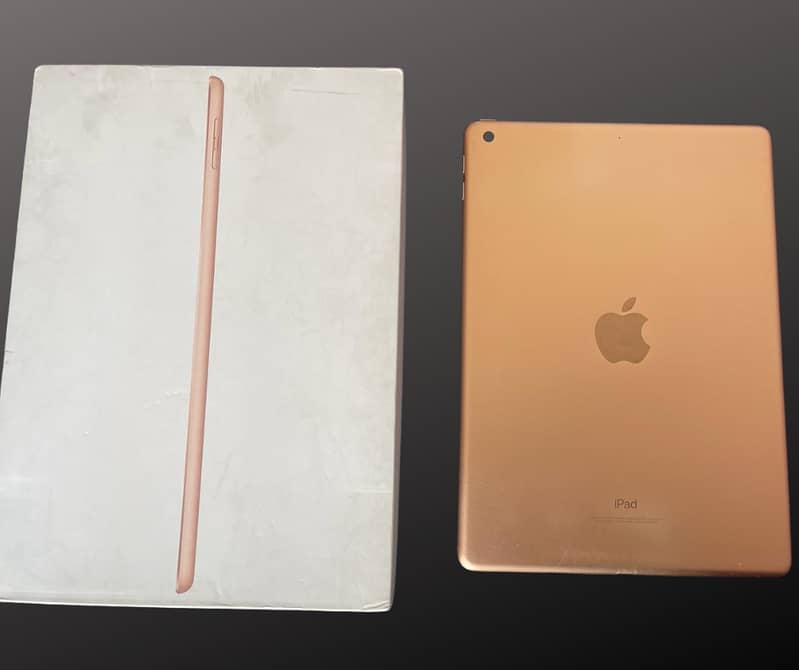APPLE IPAD GEN 6 2018 - New Condition With Original Charger Rose Gold 3