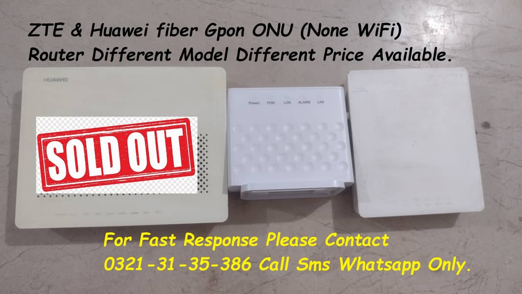 huawei zte gpon 0