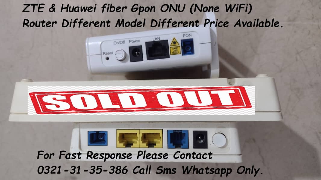 huawei zte gpon 1