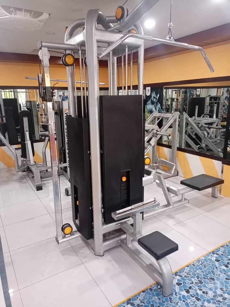 Four station|Functional trainer|Squate machine|Cable crossover|Gym 6