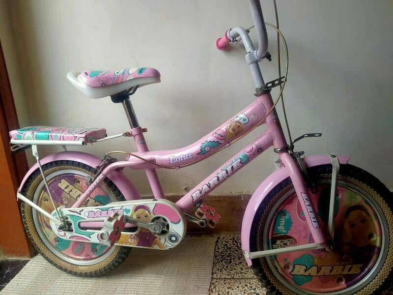 Barbie theme bicycle 1