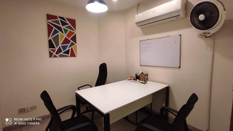 1288 Sqft Beautiful Office Available For IT or Other At Main MM Alam Road Gulberg Lahore 2