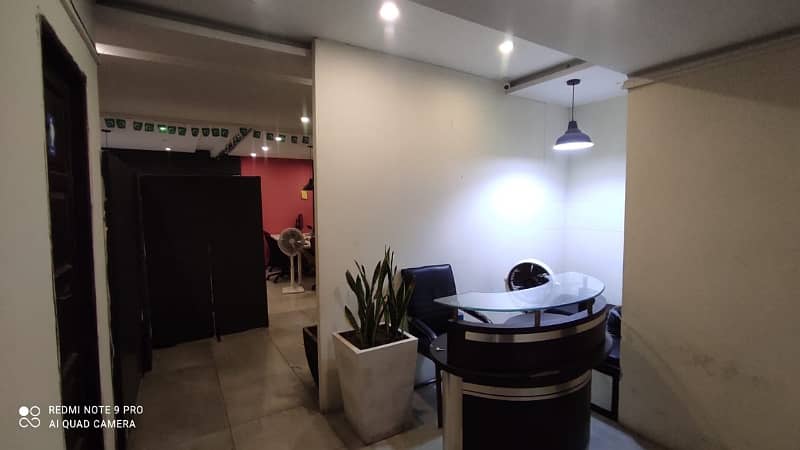 1288 Sqft Beautiful Office Available For IT or Other At Main MM Alam Road Gulberg Lahore 7