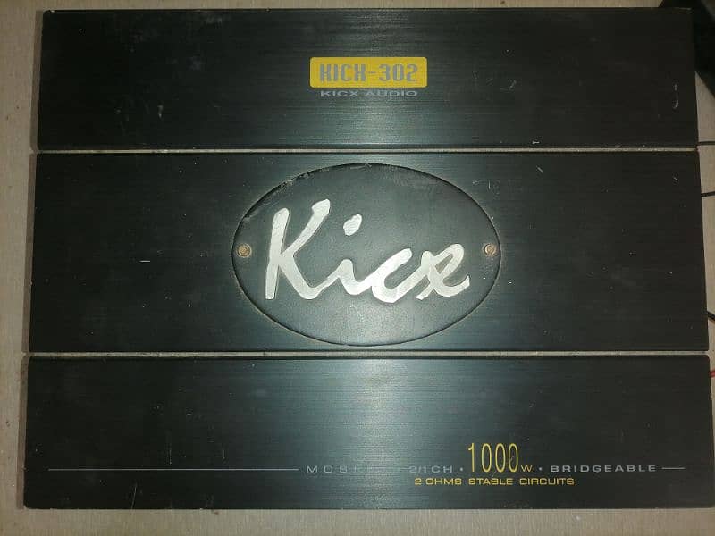 Kicx 2-channel stereo car amplifier 0
