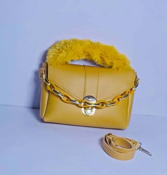 women’s chunky chain purse with fur …,, free cash on delivery 0