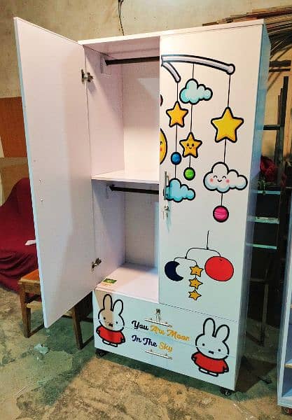 Kids cupboard Wardrobe/Almari/cupboard/wooden Almari/wood cupboard/ 1