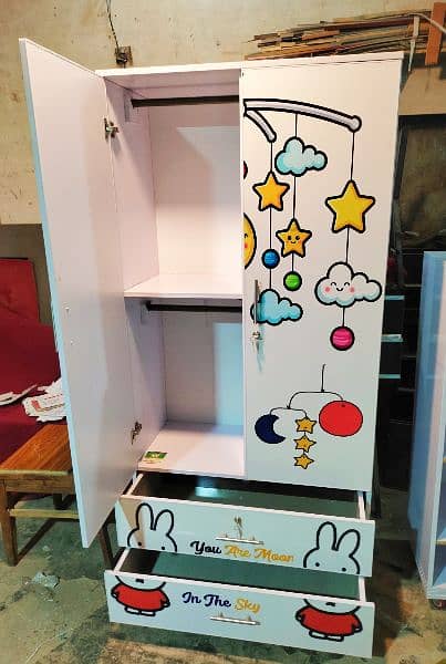 Kids cupboard Wardrobe/Almari/cupboard/wooden Almari/wood cupboard/ 2