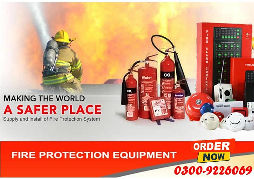 Fire Extinguisher & Fire Alarm System In Korangi Industrial Area 0
