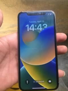 i phone x non pta 4 month sim working 256gb 1 month used 0