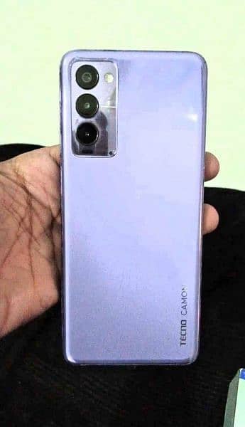 Tecno camon 18t with box and charger 0