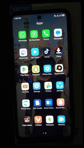 Tecno camon 18t with box and charger 2