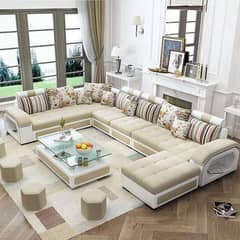 L shape sofa corner modern style