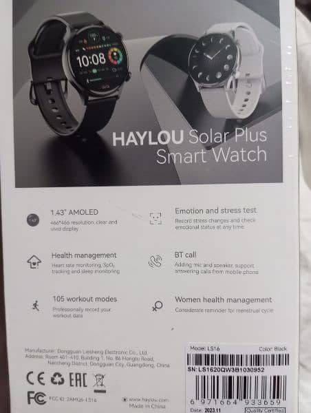Haylou Solar plus . . 7 months warranty , Seal pack 1