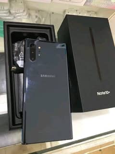 Samsung Note 10 plus 12 ram 256 GB complete box for sale 03351695560