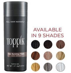 Toppik Hair Building Fiber all colour