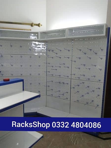 New Racks/ wall rack/ store rack/ cash counter/ shopping trolley 60ltr 4