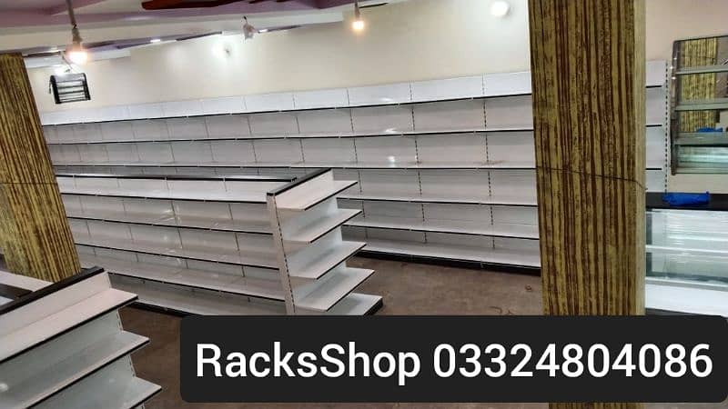 New Racks/ wall rack/ store rack/ cash counter/ shopping trolley 60ltr 10