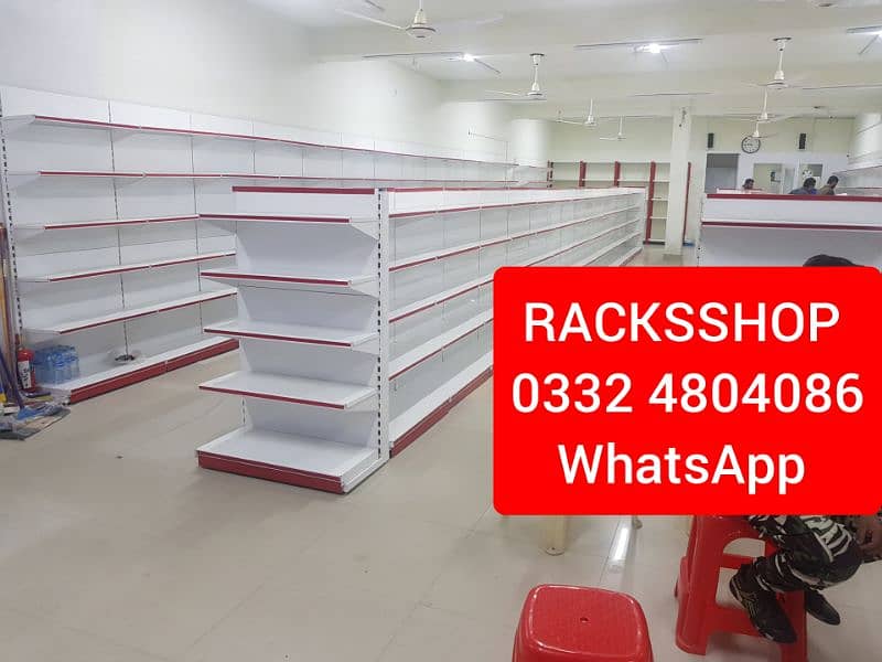 New Racks/ wall rack/ store rack/ cash counter/ shopping trolley 60ltr 11