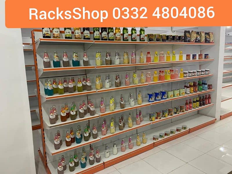 New Racks/ wall rack/ store rack/ cash counter/ shopping trolley 60ltr 15