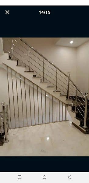 Stainless Steel Railing Elevations and Alphabet 9