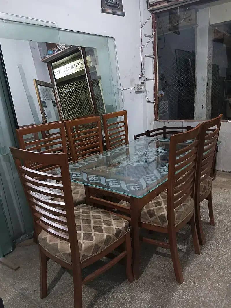 Dining Tables For sale 6 Seater\ 8 chairs dining table\wooden dining 14