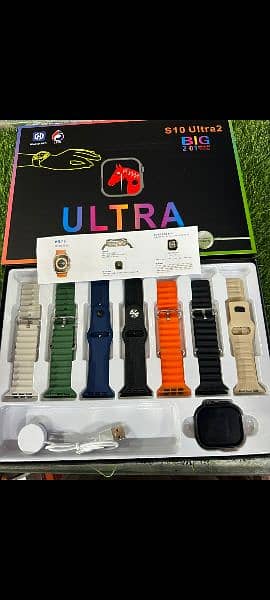 7 in 1 strap new stock smart watch big display 0
