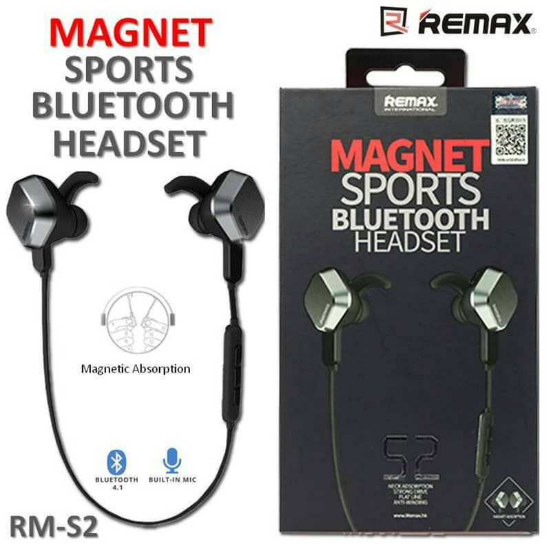 Remax S2 Magnet Sports Bluetooth Handsfree 0