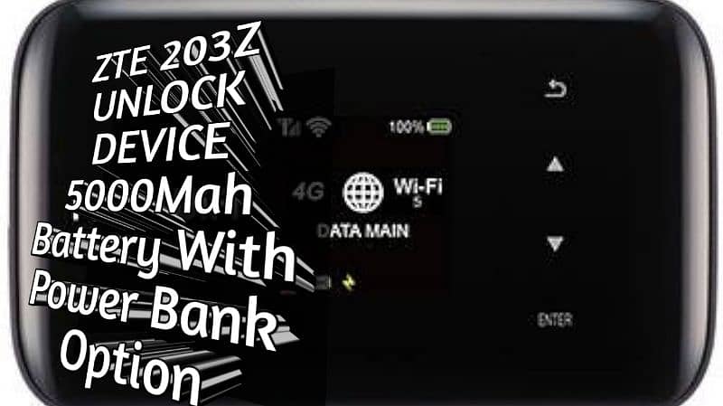 ZTE 203Z 4G Unlock Devices. 1