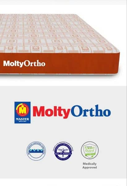 Master Molty ORTHO MATTRESS King Size 78*72*8 0