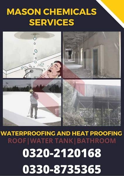 Roof Waterproofing / Roof Heat proofing Bathroom Leakage Repair 0