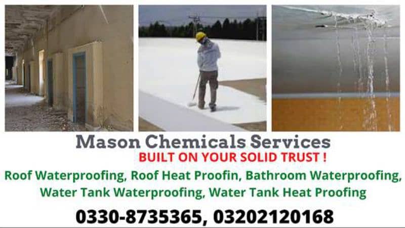 Roof Waterproofing / Roof Heat proofing Bathroom Leakage Repair 3
