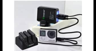 Smatree Battery (3Pack) & 3Channel Charger Compatible for Gopro Hero 4