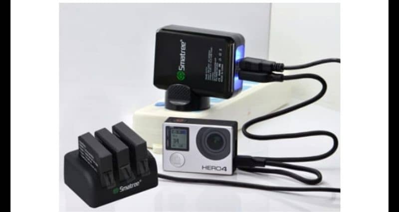 Smatree Battery (3Pack) & 3Channel Charger Compatible for Gopro Hero 4 0