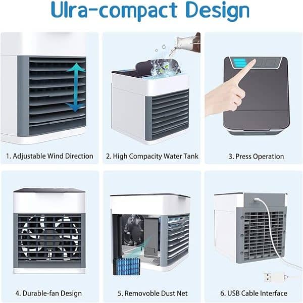 Arctic Air Ultra Portable Home Air Cooler |  with parcel allow to open 2